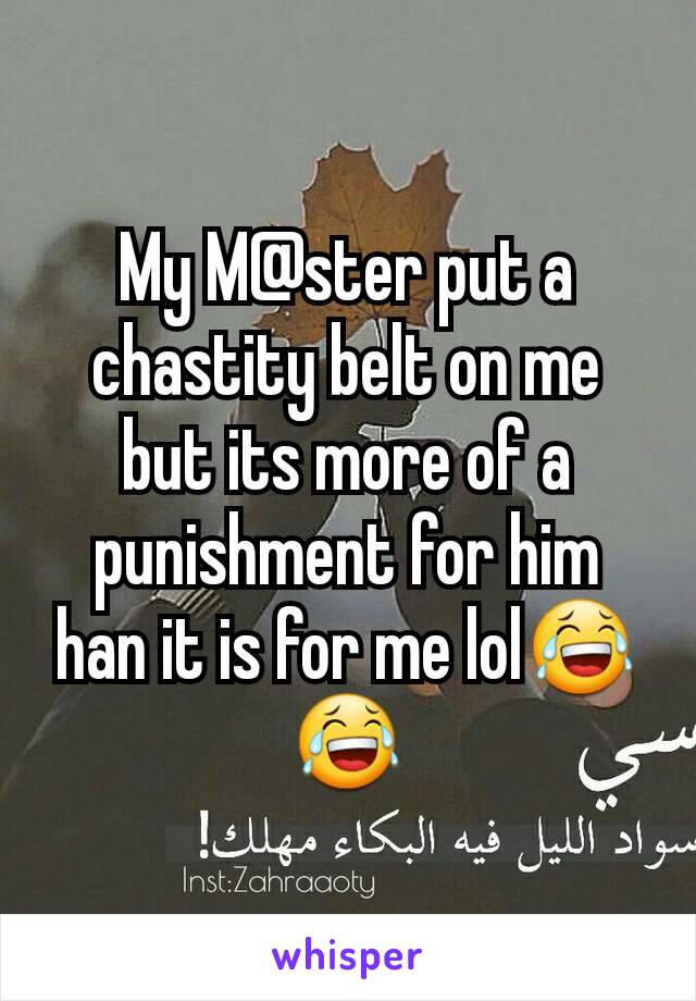 Chastity Punishment